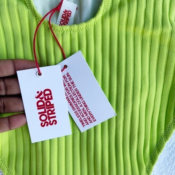 Solid & Striped Anne-Marie Button Swimsuit - Picture 4 of 8